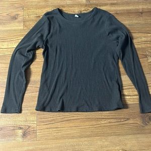 Old Navy Ribbed Gray Top